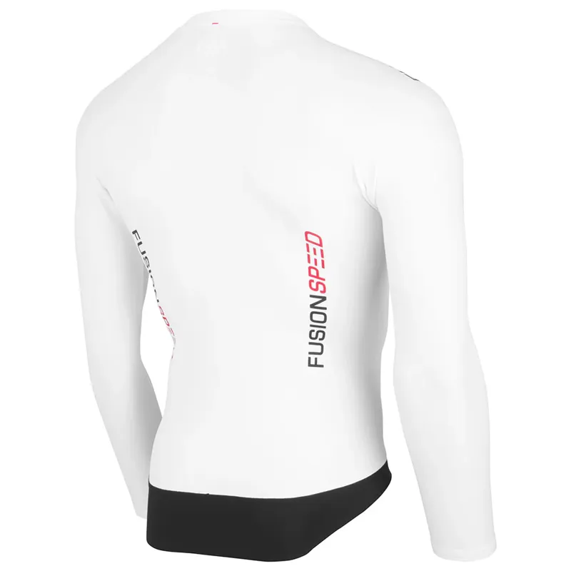 Fusion Speed Triathlon Top Long Sleeve - White -1