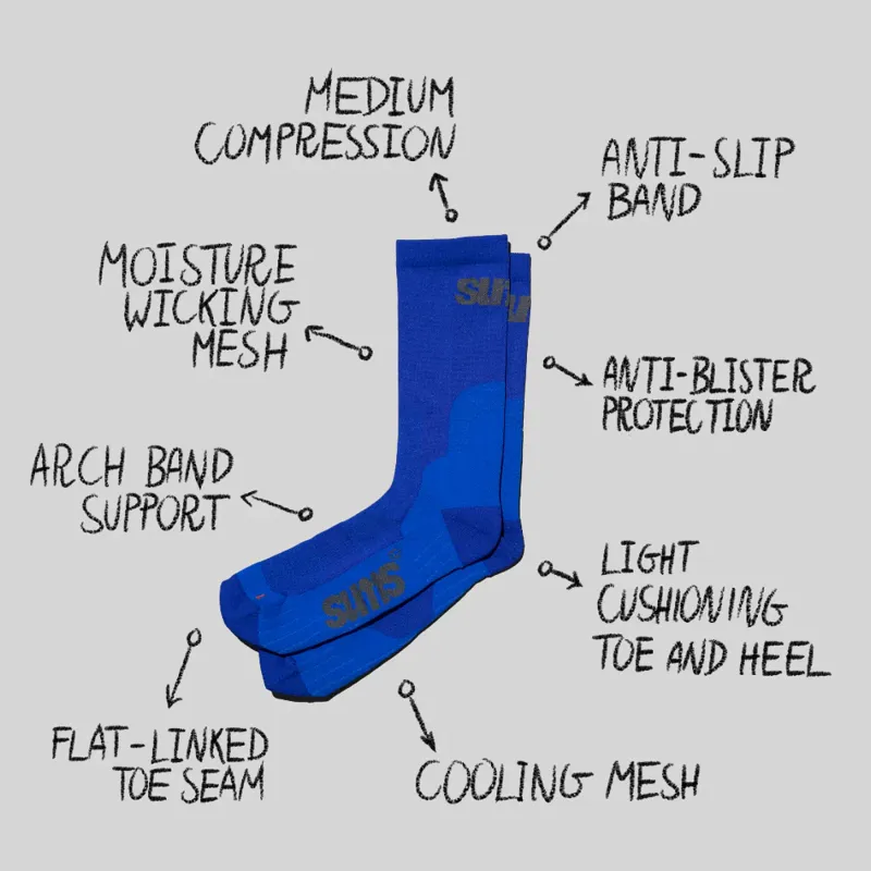 Sums All Season Socks - Blue-2
