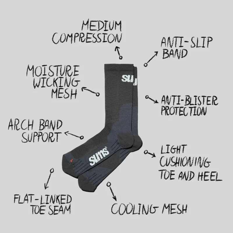 Sums All Seasons Socks - Light Grey-2