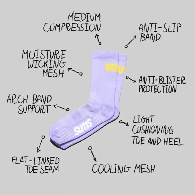 Sums All Seasons Socks - Lilac-3
