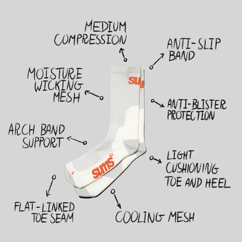 Sums All Seasons Socks - Oat-2