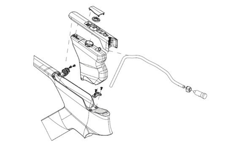 Scott Hydration Bottle to Fit Plasma 6 2021 onwards -1
