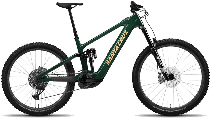 Santa Cruz Vala MX C S Electric Mountain Bike Midnight Green