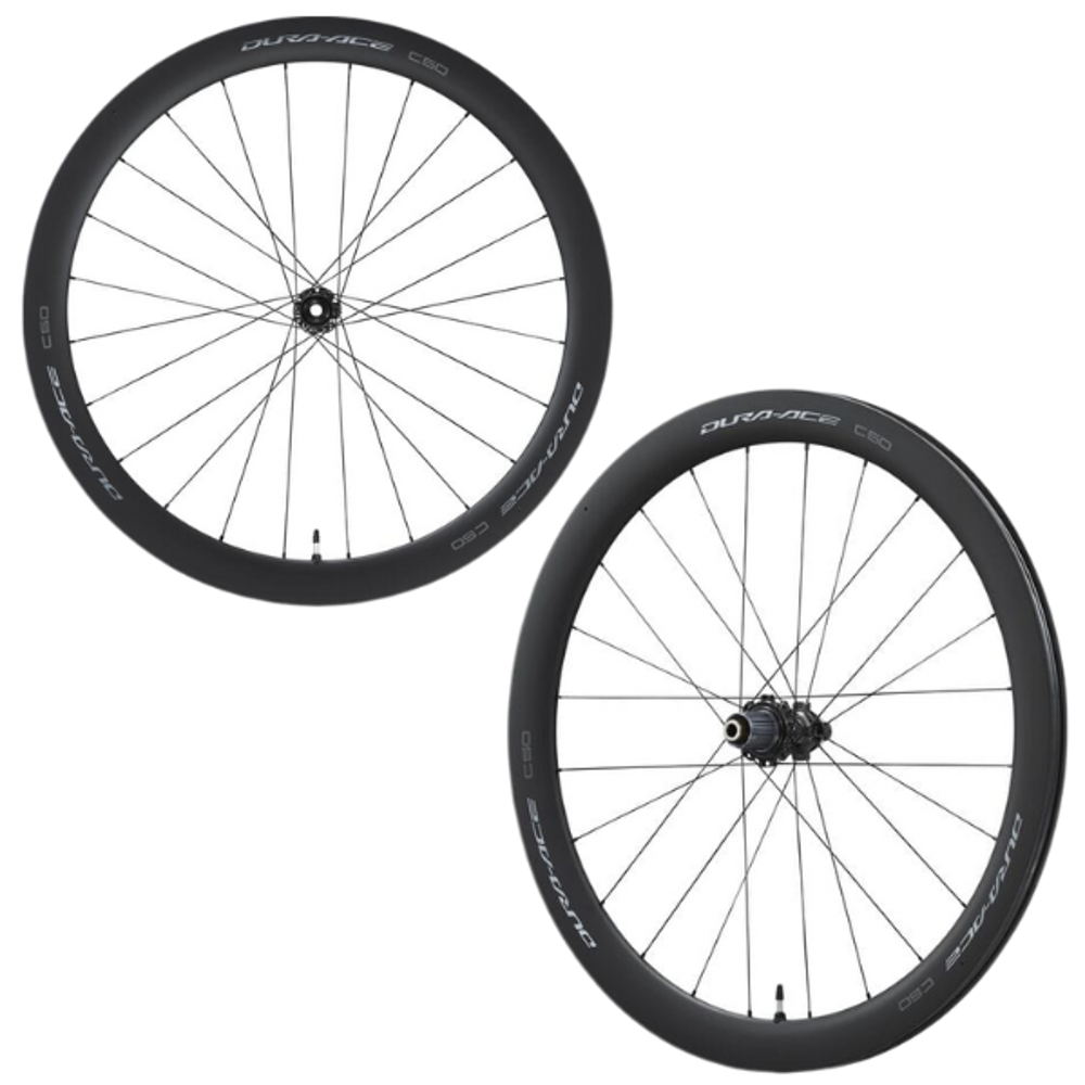 Js Cycles Shimano Dura Ace R9270 C50 TL Disc Road Wheelset - 700c Black  - one size | Free delivery over £50, Price Match & Cycle to Work.