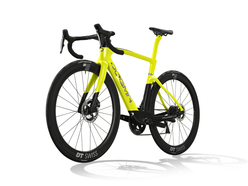 2025 Pinarello Dogma F Aurik Yellow Sram Red AXS Road Bike-1