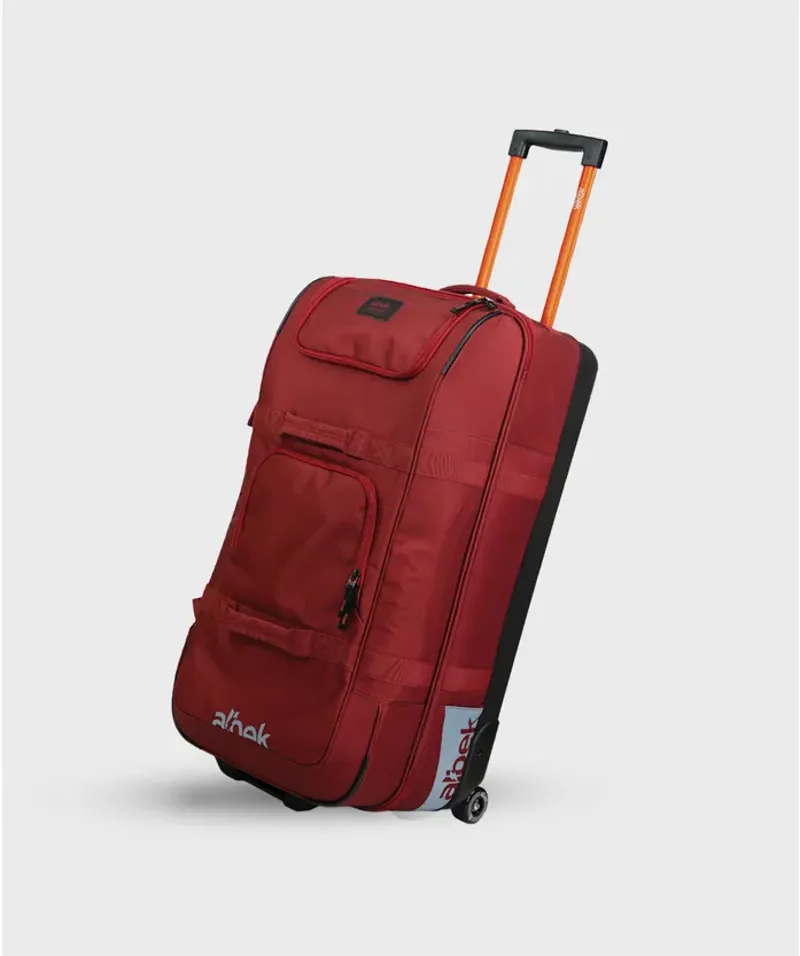 Albek Long Haul Bag in Burgundy-3