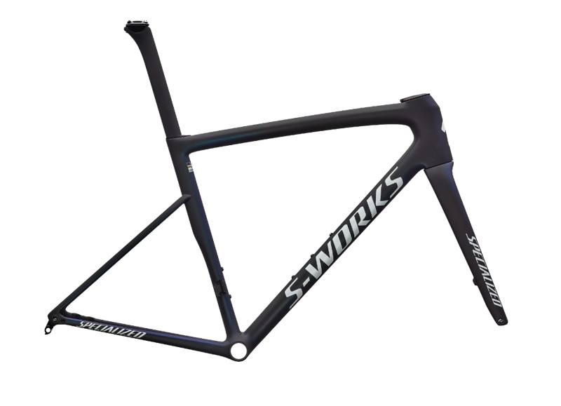 Specialized S-Works Tarmac SL8 Road Bike Frameset in Satin Carbon/Blue Pearl Fade