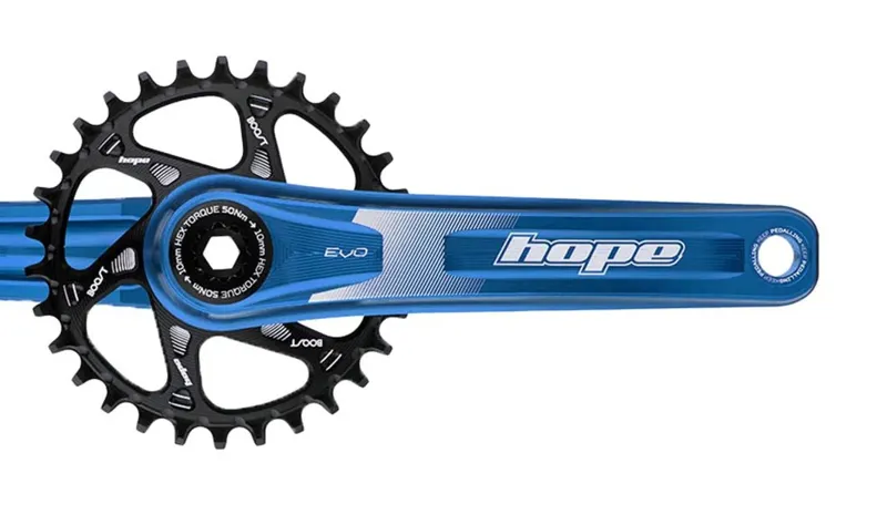 Hope EVO Replacement 175mm Drive Side Crankarm in Blue