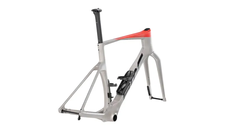 BMC Teammachine R 01 Frameset Arctic Silver / Neon Red-1