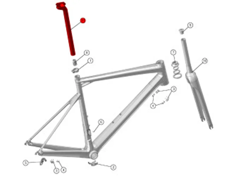 Replacement 2015 BMC SLR02 Seatpost 18mm offset-1