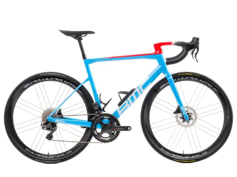 BMC Teammachine SLR 01 ONE Super Record EPS Glacier Blue / Neon Red