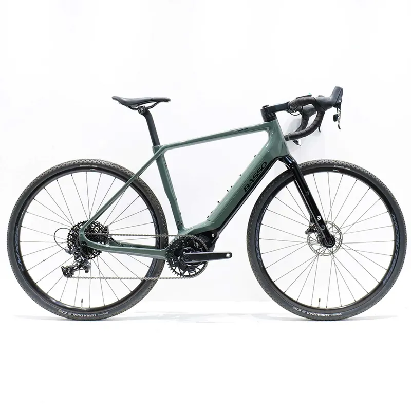 Volta Gravel Apex Military E- Bike Green Medium Ex Demo E-Bike
