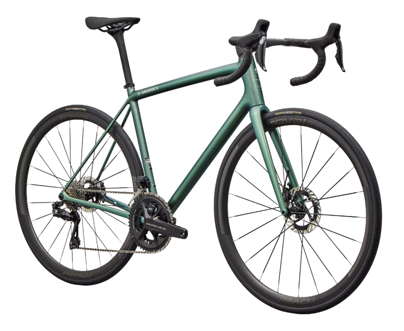 Specialized S-Works Aethos 2 Shimano Dura-Ace Di2 Road Bike in Premium Fjord Metallic-1