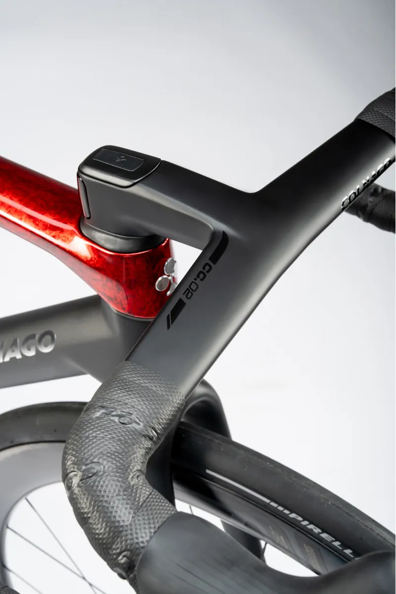 Colnago C72 Disc 2026 Carbon Road Bike Dura Ace Di2 / ENVE 4.5 - Black/Red-8