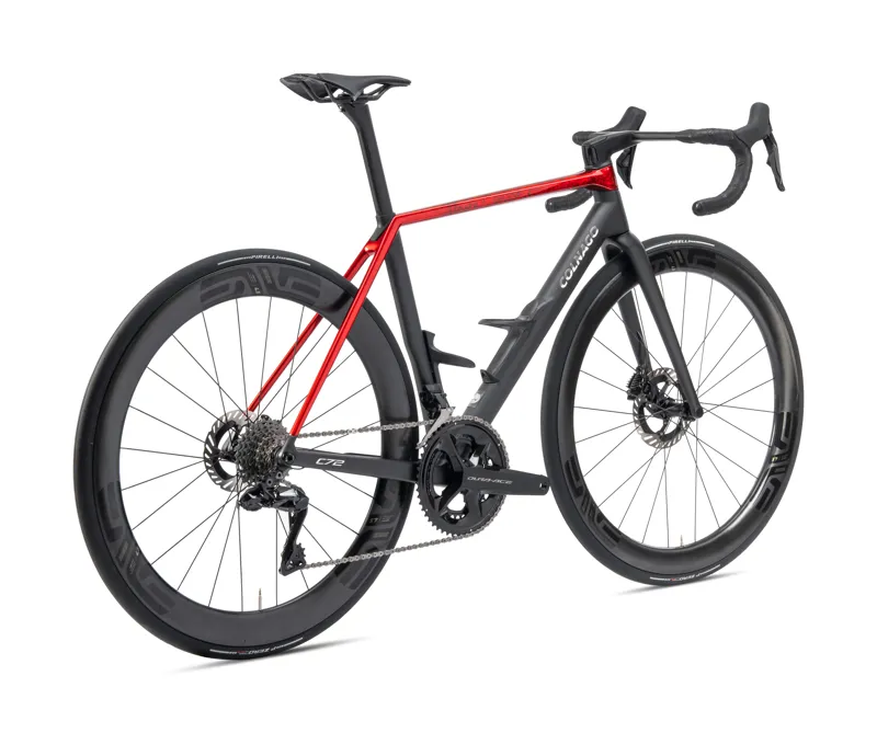 Colnago C72 Disc 2026 Carbon Road Bike Dura Ace Di2 / ENVE 4.5 - Black/Red-2