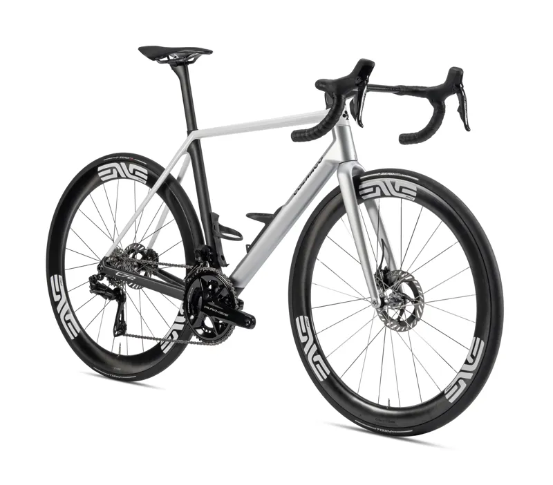 Colnago C72 Disc 2026 Carbon Road Race Bike Dura Ace Di2 / Enve 4.5 - Black/Silver/White-1