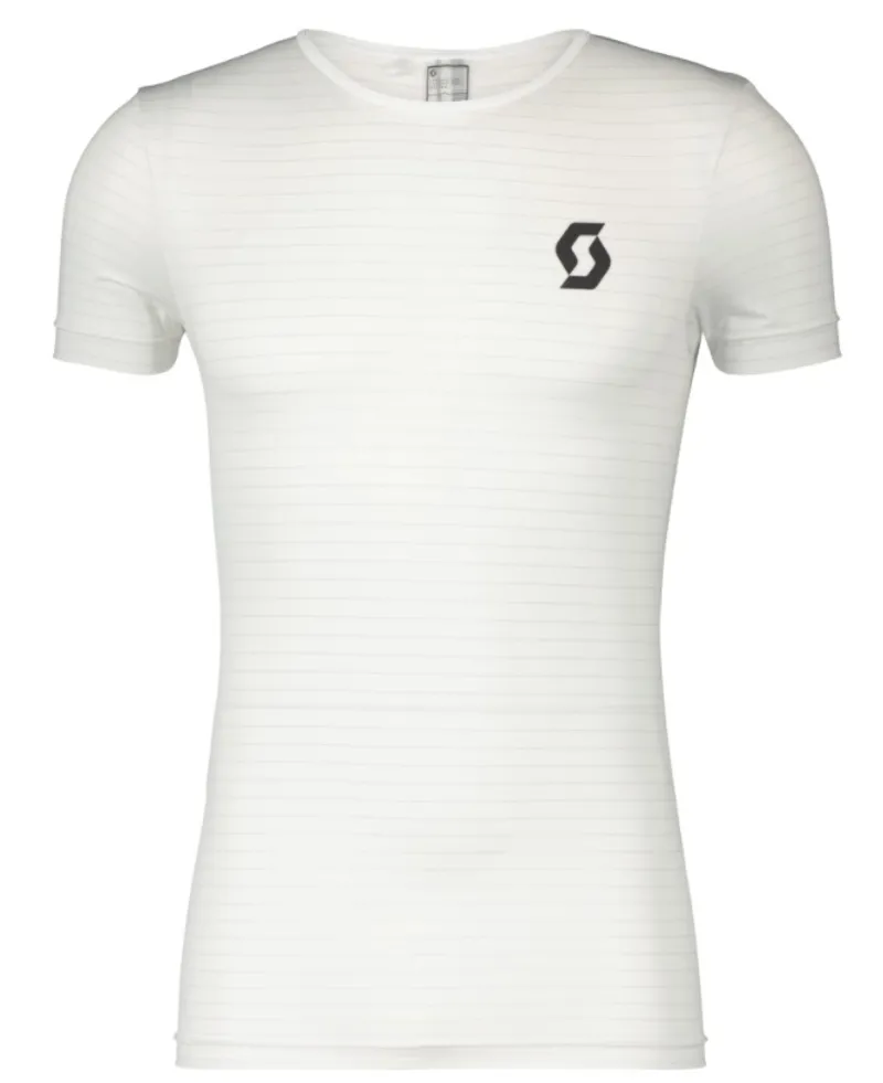 Scott Base layer Carbon SS T shirt White 