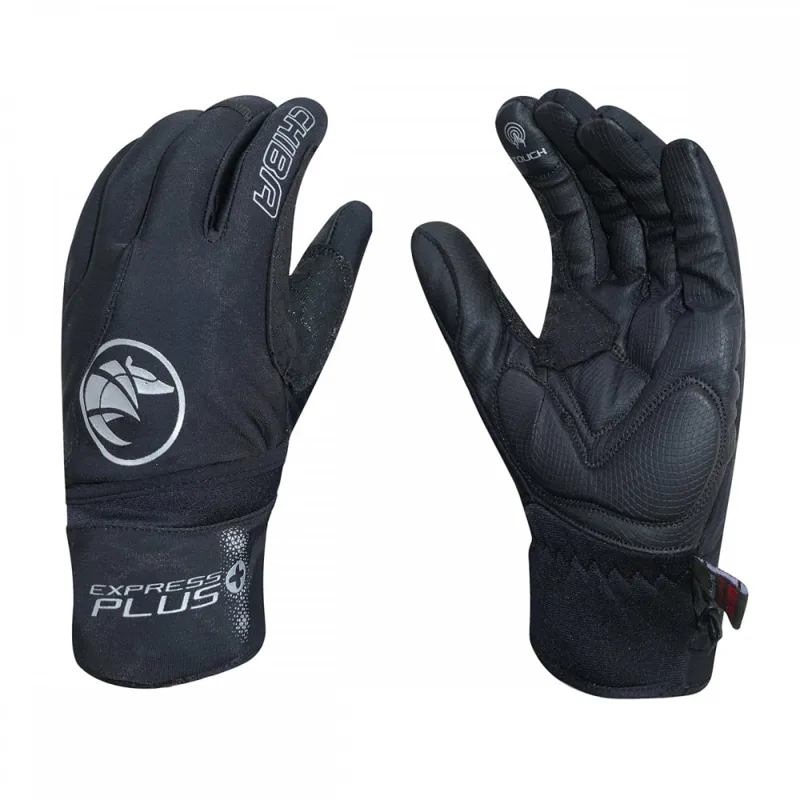 Chiba Express+ Light-Line Waterproof Glove - With Rain Cover - Black