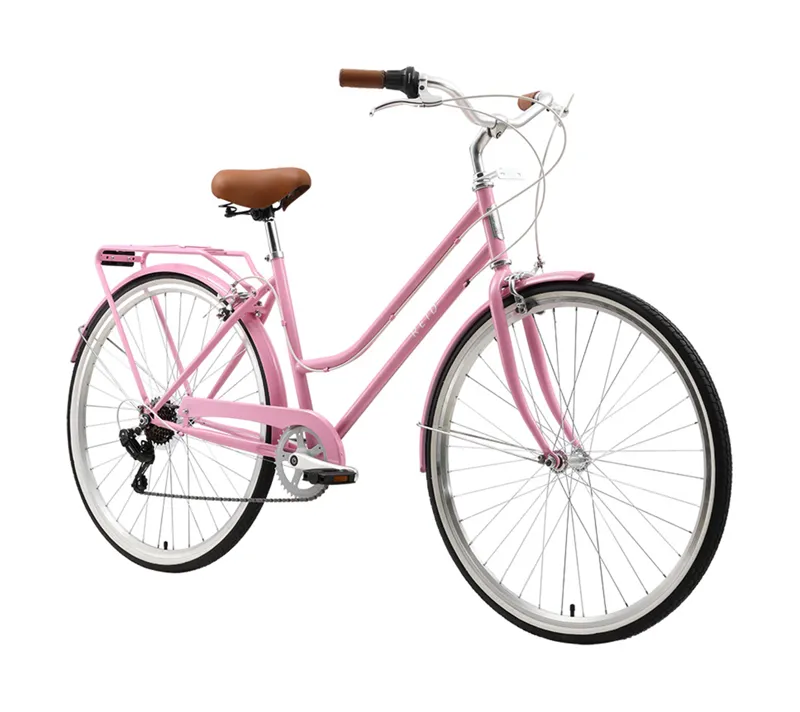 Reid Ladies Classic Vintage Shopper Bike Pink-1
