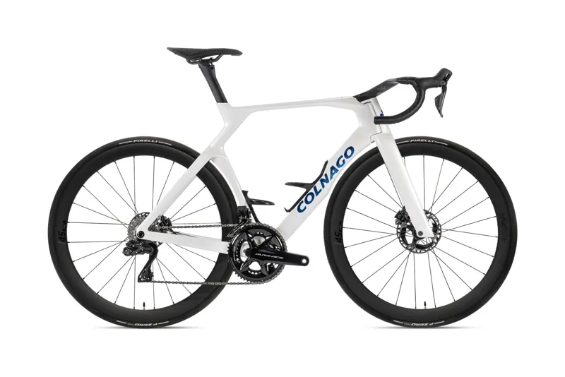 2026 Colnago Y1RS Aero Road Bike - Dura Ace Di2 - White / Blue 