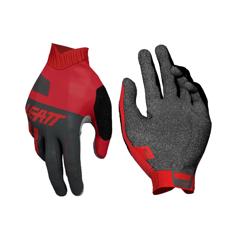 Leatt GripR MTB Glove 1.0 Jr 2026: RED