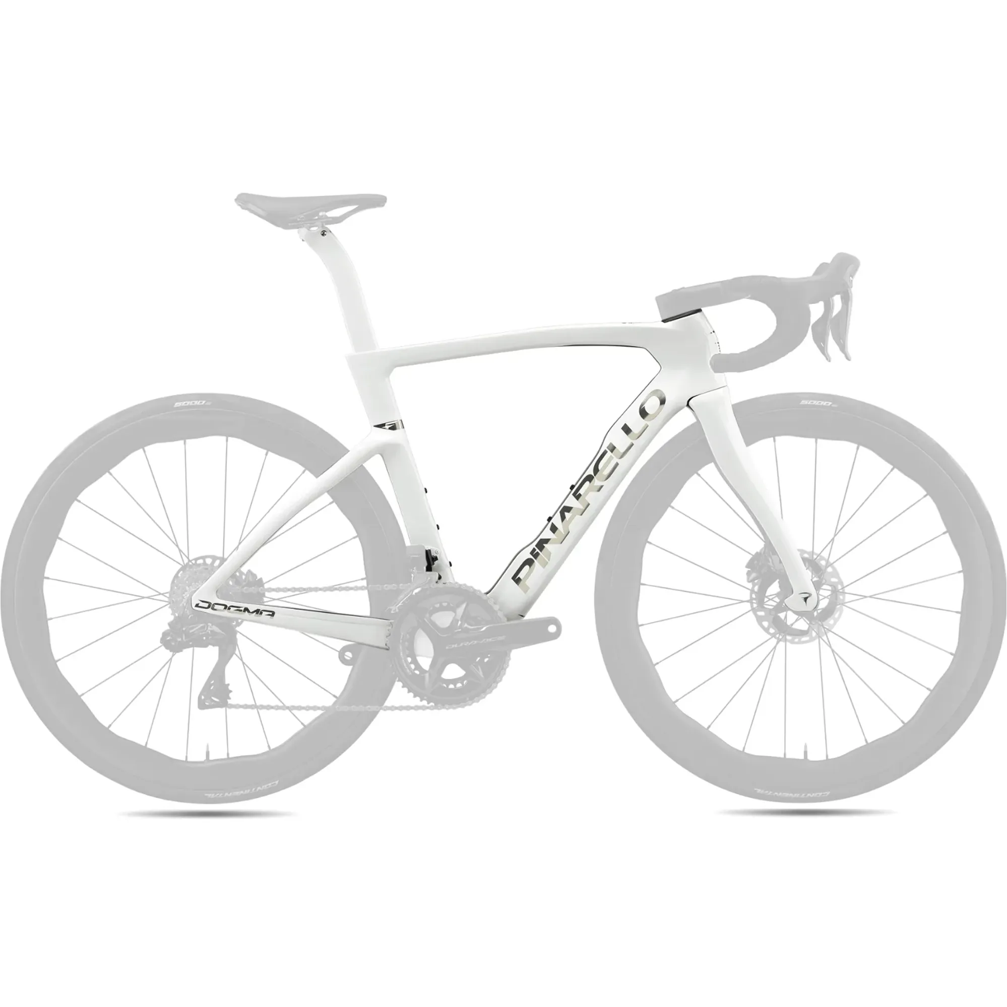 2025 Pinarello Dogma F Disc Frame Kit Edge Crystal White 2025 Pinarello Dogma F Disc Frame Kit Edge Crystal White