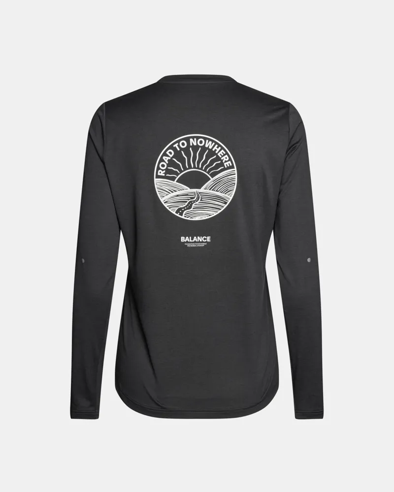 Pas Normal Studios Women's Balance Long Sleeve T-Shirt Black-1