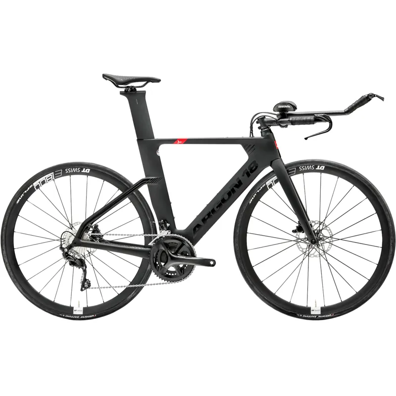 Argon 18 E-117 Tri Disc Shimano 105 Black Triathlon Bike