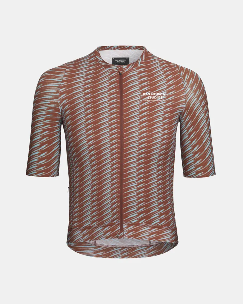 Pas Normal Studios Men's Solitude Jersey Sky Blue / Brick