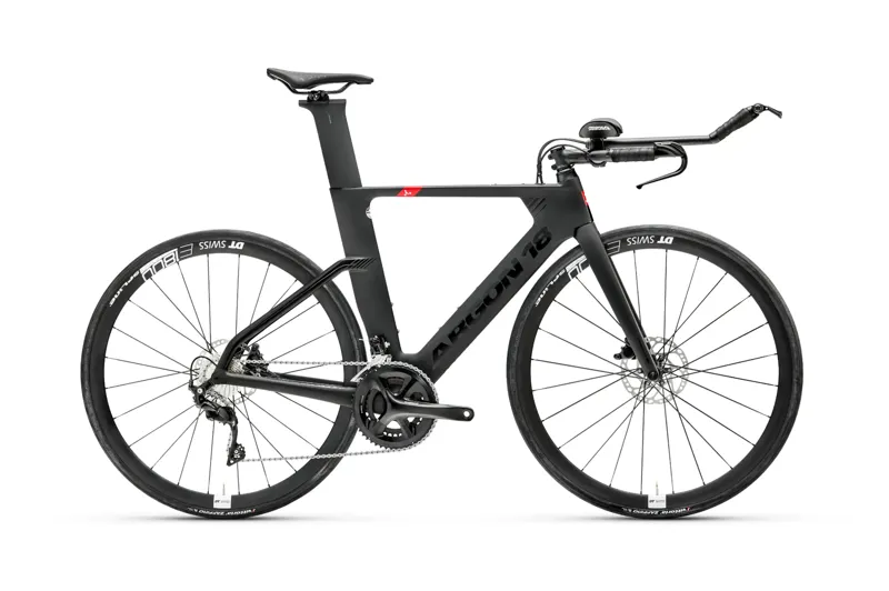 Argon 18 E-117 Tri Disc Shimano 105 Black Triathlon Bike-1