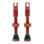 Peaty's X Chris King MK2 42mm Tubeless Valves in Red