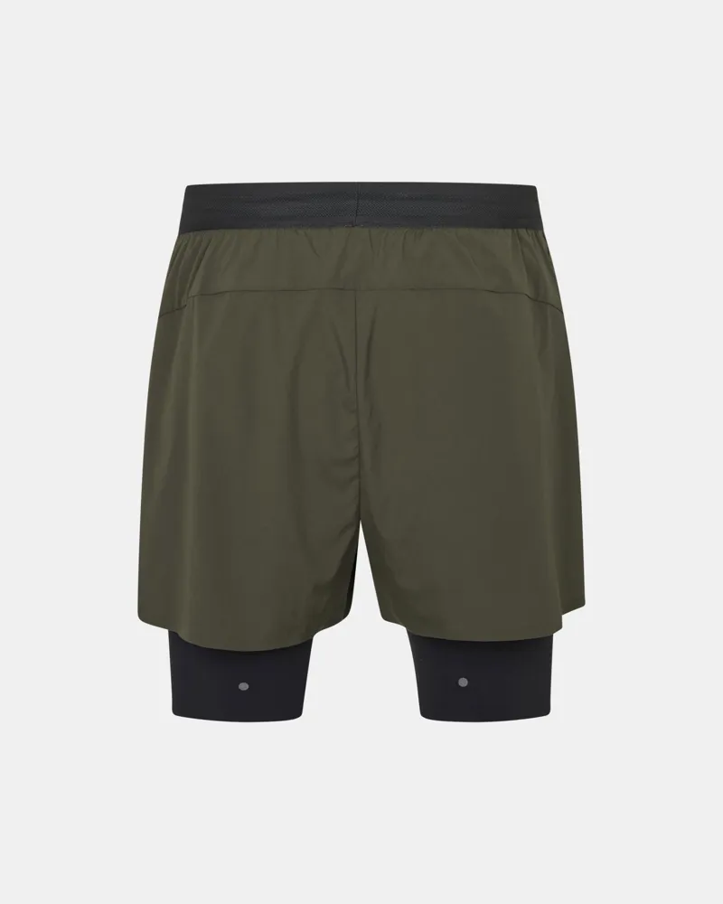Pas Normal Studios Balance 2 in 1 Shorts Dark Olive-1