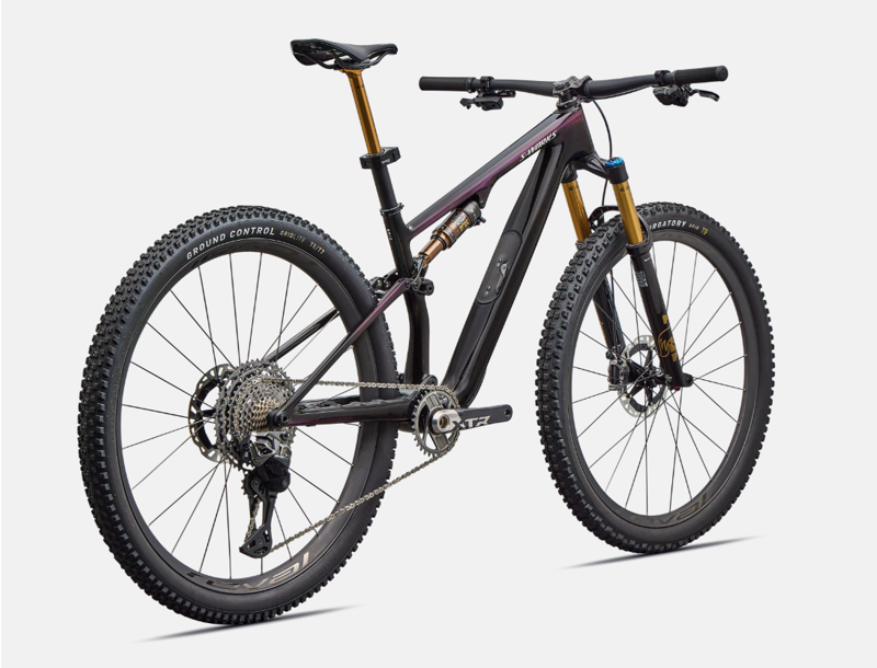 Specialized S-Works Epic 8 EVO Di2 Mountain Bike - Carbon / Green to Purple Vivid Al-2