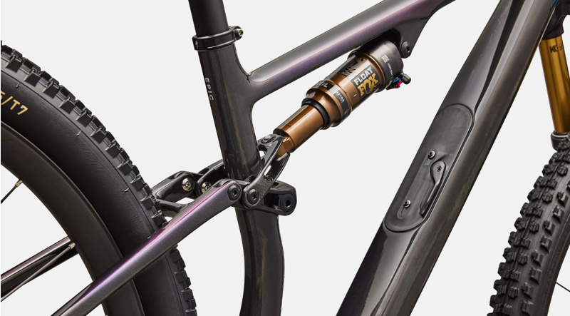 Specialized S-Works Epic 8 EVO Di2 Mountain Bike - Carbon / Green to Purple Vivid Al-5