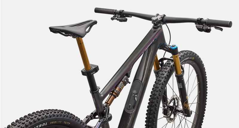 Specialized S-Works Epic 8 EVO Di2 Mountain Bike - Carbon / Green to Purple Vivid Al-3