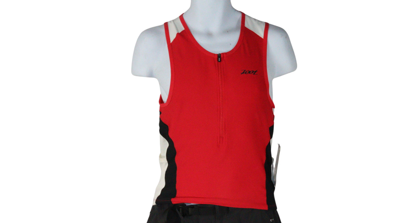 Zoot Tri Fit Tank - Men's - Red/Black - Medium