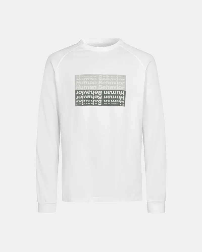 Pas Normal Studios T.K.O. Off-Race Long Sleeve T-shirt - White
