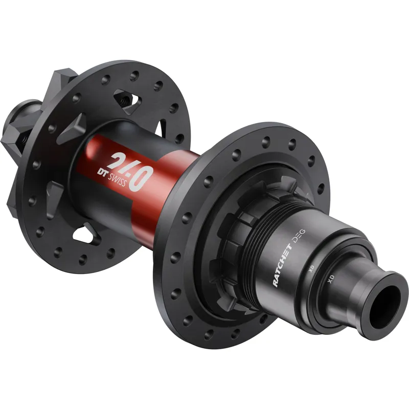 DT Swiss 240 DEG DF Classic rear disc 6 bolt 148 x 12 mm Boost - SRAM XD - 28 hole - black 