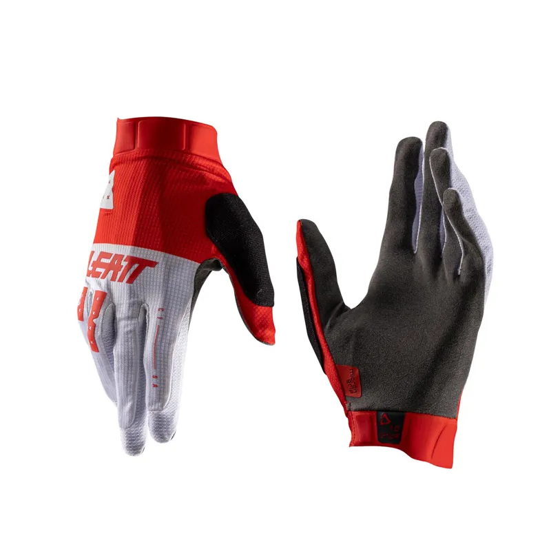 Leatt 1.0 GripR MTB Gloves 2026: HEATMAP RED