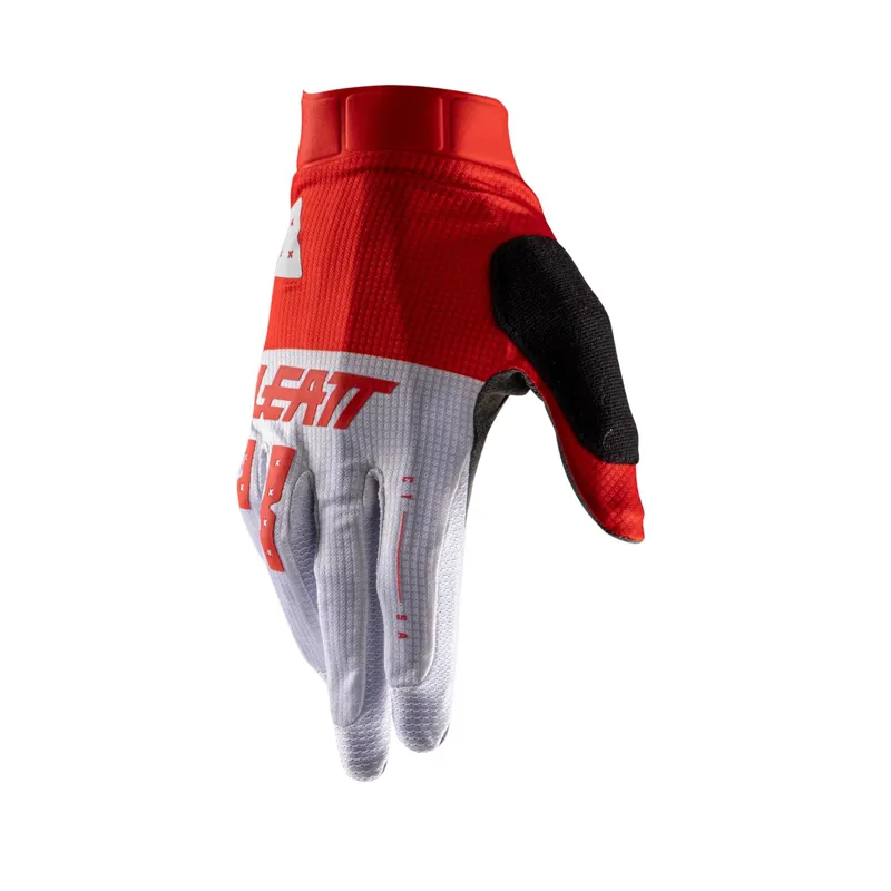 Leatt 1.0 GripR MTB Gloves 2026: HEATMAP RED-1