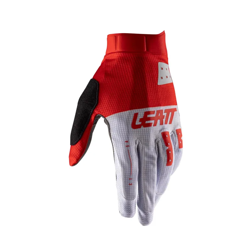 Leatt 1.0 GripR MTB Gloves 2026: HEATMAP RED-2