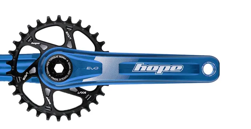 Hope EVO Replacement 165mm Drive Side Crankarm in Blue