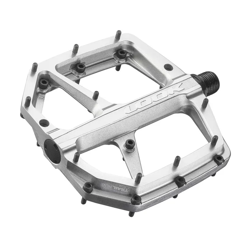 Look Trail Roc Plus Flat MTB Pedals in Silver