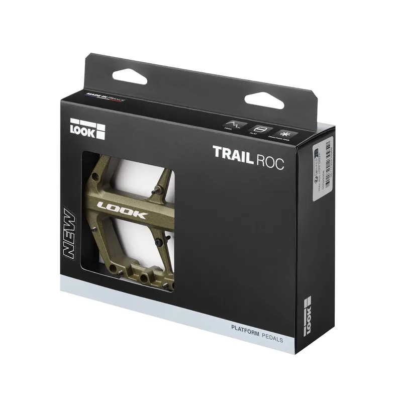 Look Trail Roc Flat Mtb Pedals: HOPE GREEN size-2