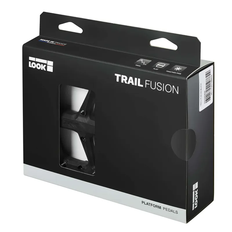 Trail Fusion Flat Pedals Black-2