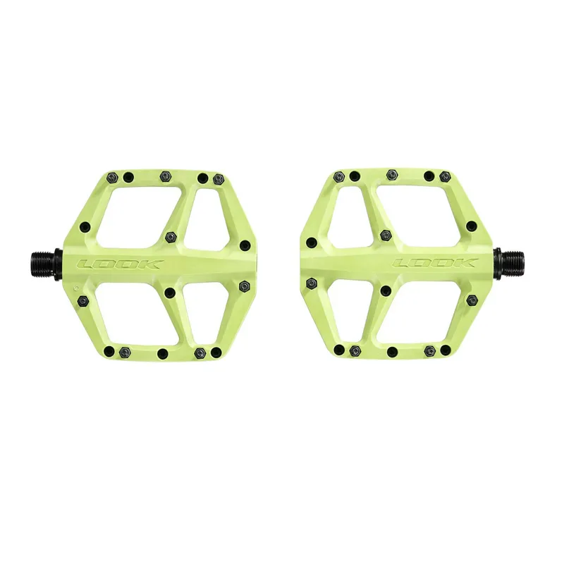 Trail Fusion Flat Lime Green Pedals Light-Green-1