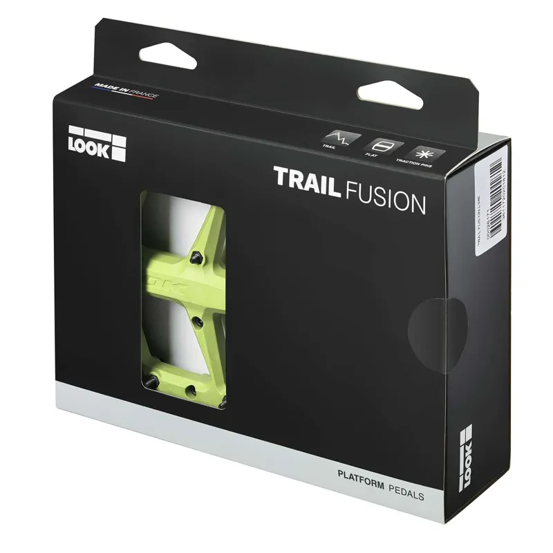 Trail Fusion Flat Lime Green Pedals Light-Green-2
