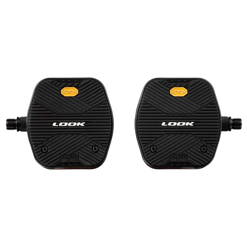 Look Geo City Vision Grip Flat Pedals in Black-2