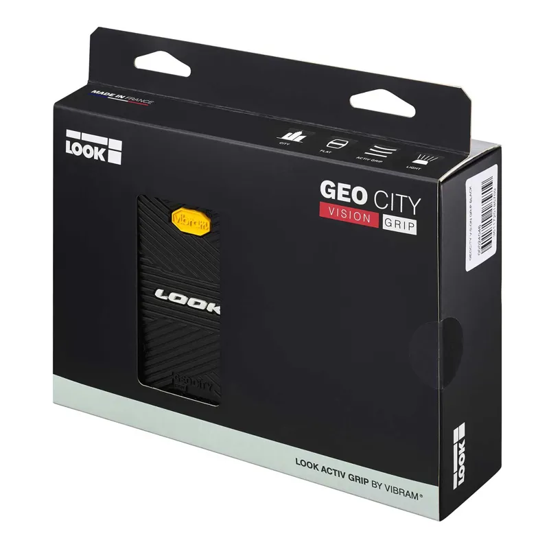 Look Geo City Vision Grip Flat Pedals in Black-4