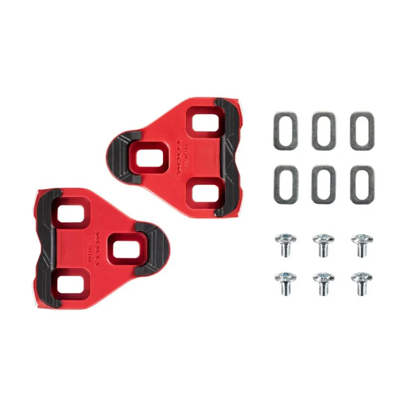 Look Delta Fitness Cleats in Red-2